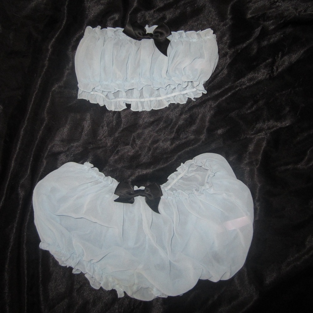 Coquette Blue Mesh Set